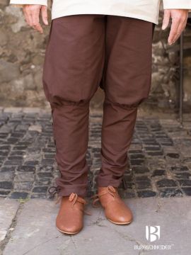 Viking trousers Wigbold brown L