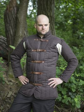 Gambeson Warrior for LARP brown