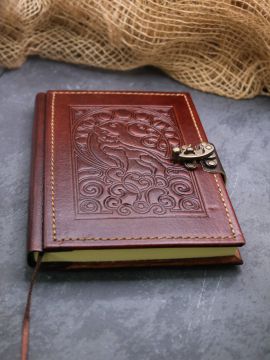 Leather book Fenris medium