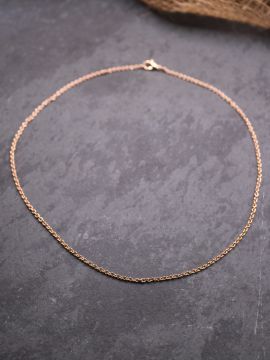 Delicate bronze necklace