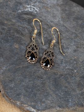 Earrings with Gothic ornaments