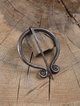 bernhard" wrought iron brooch small