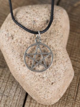 Silver pendant "Small pentagram"