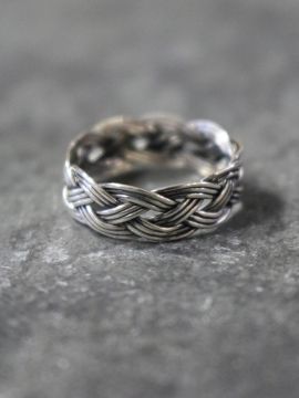 Braided Viking ring