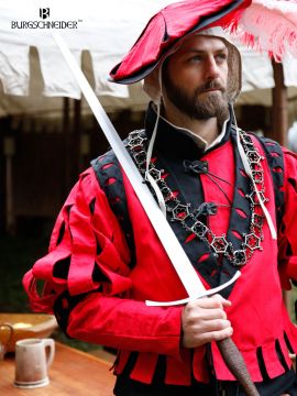 Imperialis stripe sleeves red-black