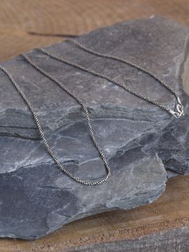 Fine silver chain 60 cm