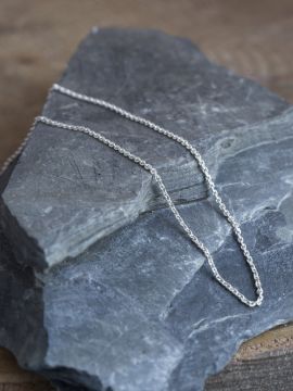 Delicate silver chain 50 cm