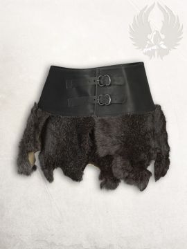 Fur skirt Karya black