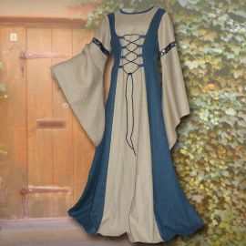 Dress Katharina light blue-sand