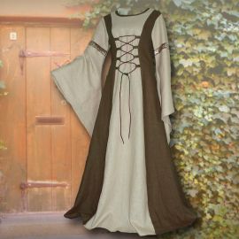 Dress Katharina olive-sand