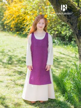 Children's overdress Ylva lilac