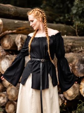 Medieval viscose blouse black