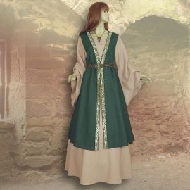 Two-piece robe Kriemhild forest green