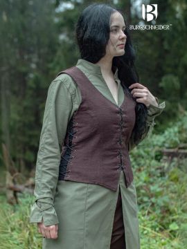 Marian vest brown