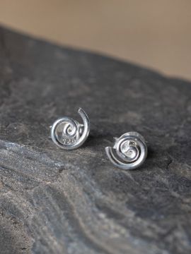 Stud earrings life spirals