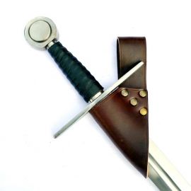 Sword holder for the belt brown