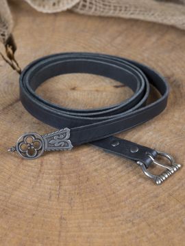 Medieval belt with black end piece