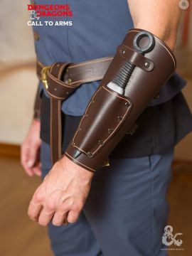 D&D Rogue Leather Bracers Brown