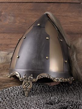 Rus helmet with horsehair tuft