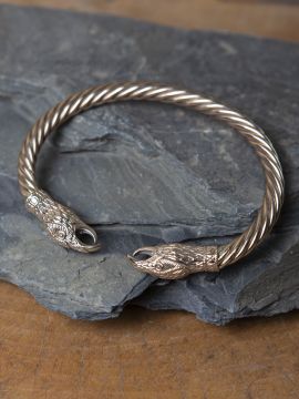 Raven bangle bronze