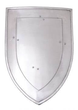 Metal coat of arms shield