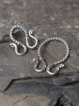 Sterling silver chain hook