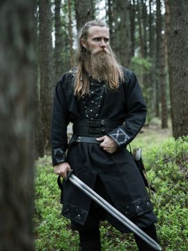 Viking tunic Erik black