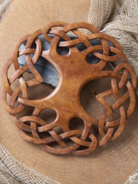 Wooden wall decoration Celtic tree of life