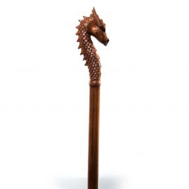 Walking stick with dragon head "Dreki"