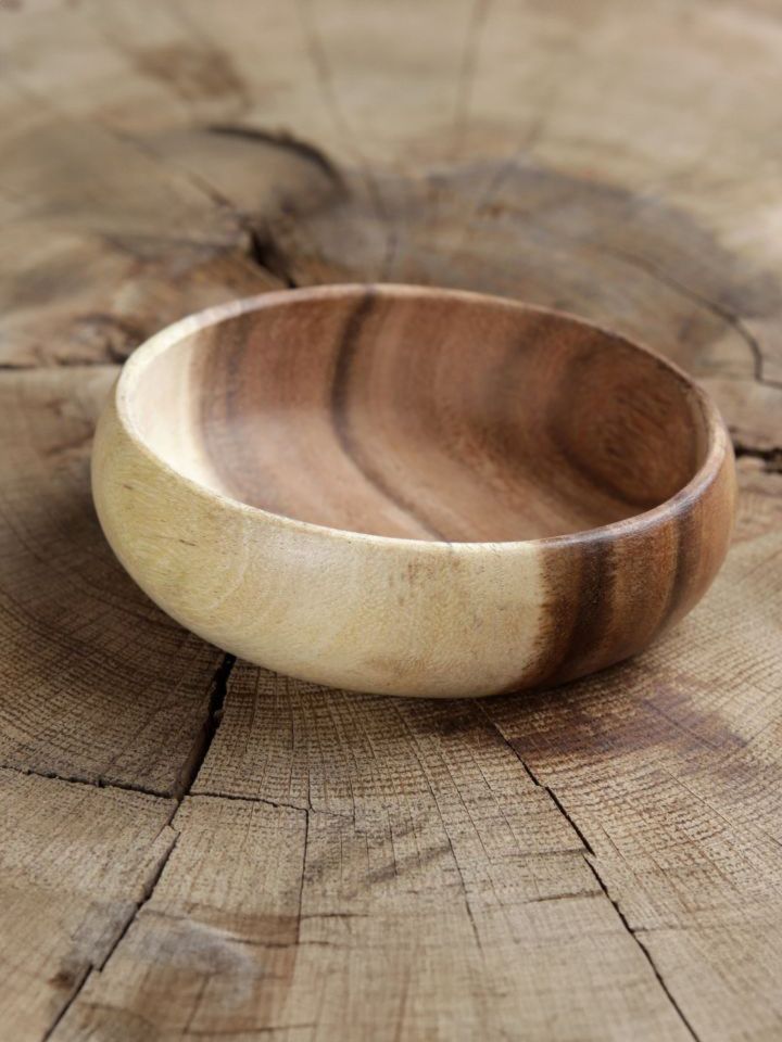 Small wooden bowl