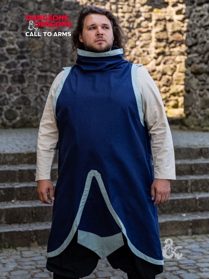 D&D Cleric tabard dark blue-ice blue