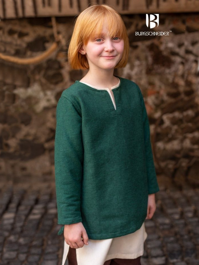 Children's tunic set Eriksson green