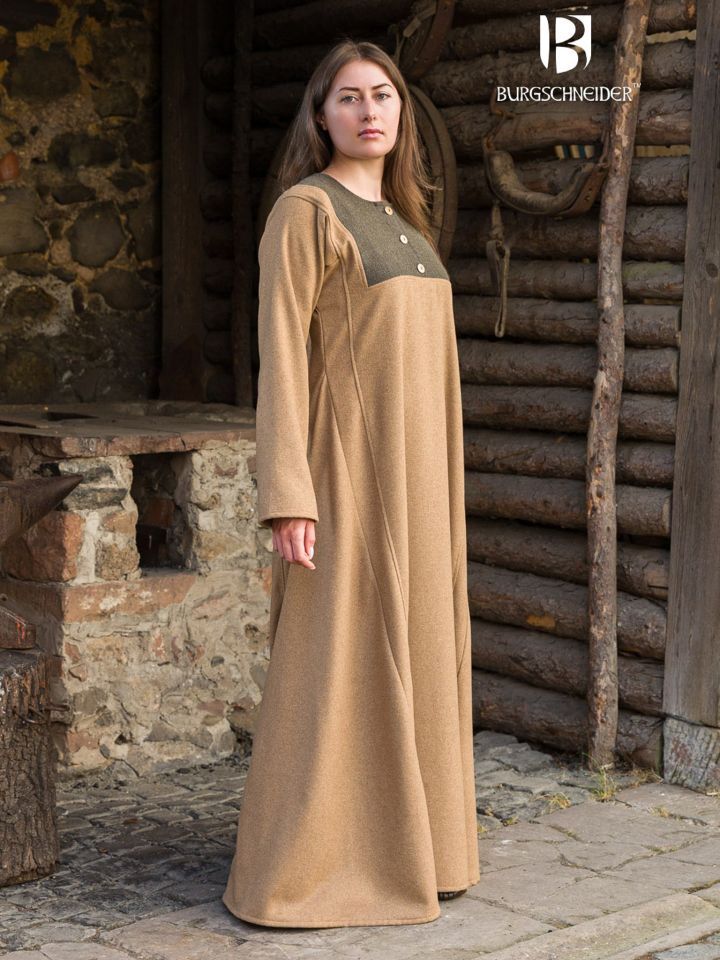 Rus dress Jadwiga camel/beige