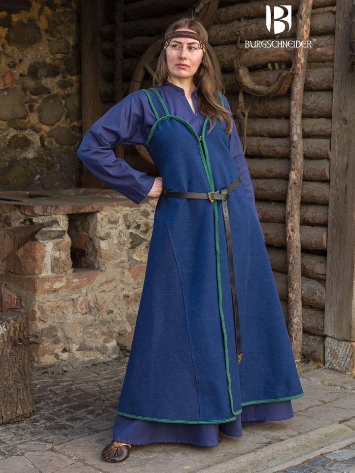 Rus overdress Katarzyna blue/green