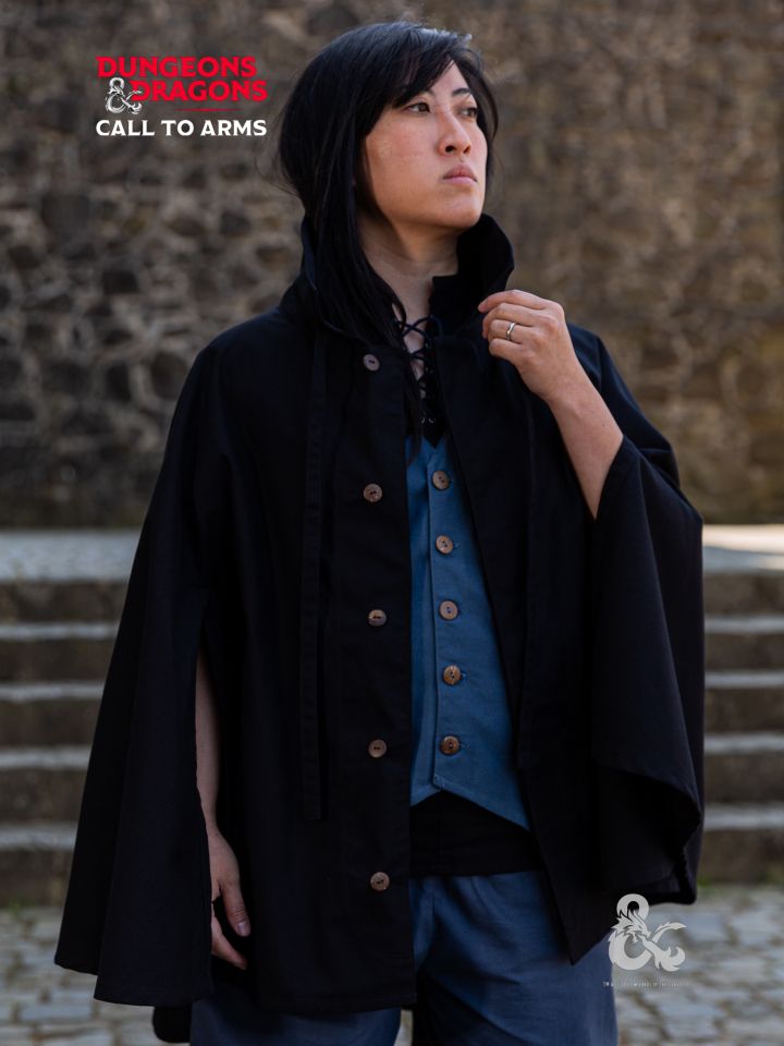 D&D rogue cape black