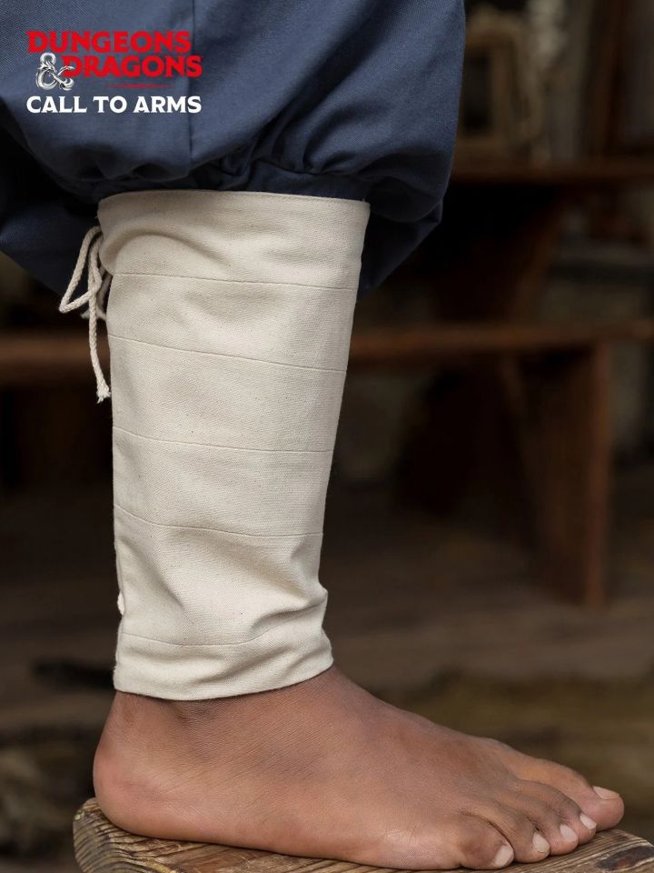 D&D Monk gaiters natural S/M