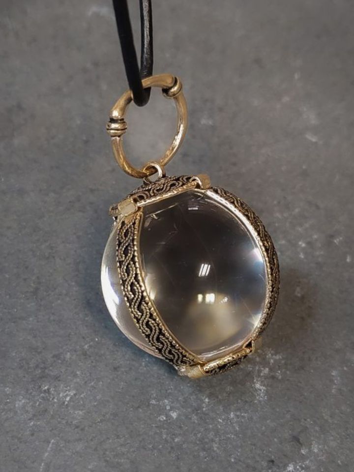 Bronze ball pendant