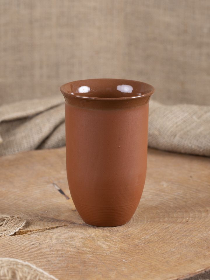 Clay mug, beer mug 0,5 ltr