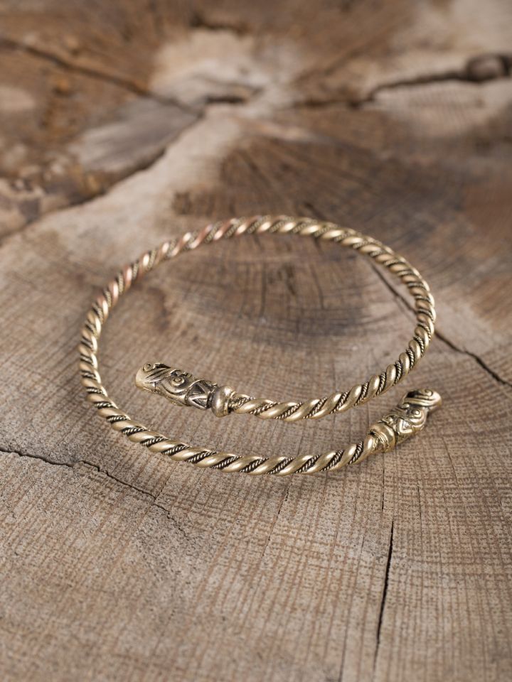 Bronze Viking upper arm bangle