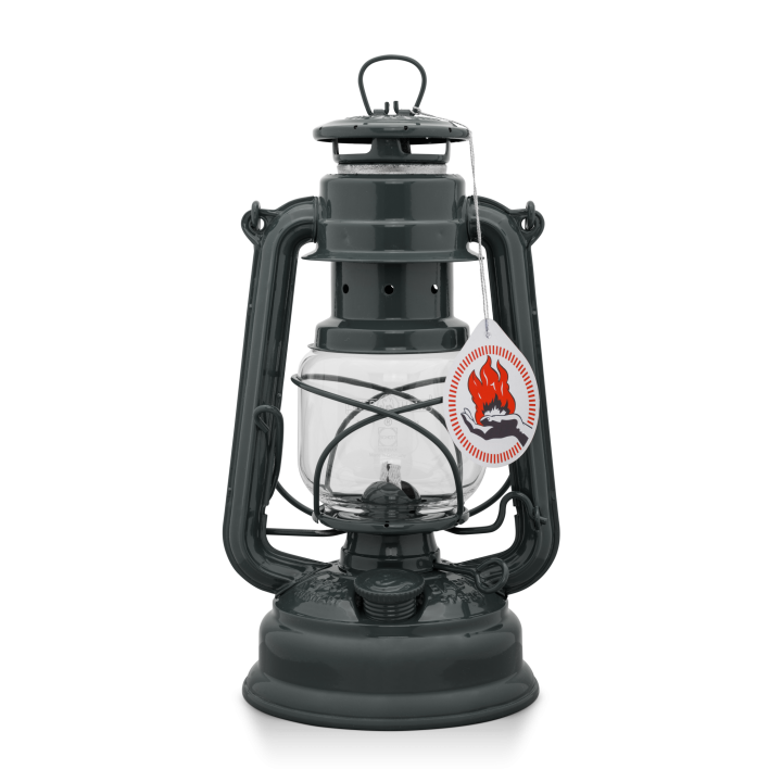 Storm lantern Feuerhand 276 anthracite gray