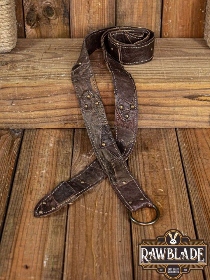 Hunter brown ring belt