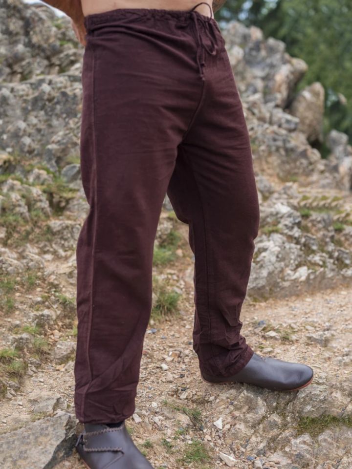 Linen trousers Asmund brown