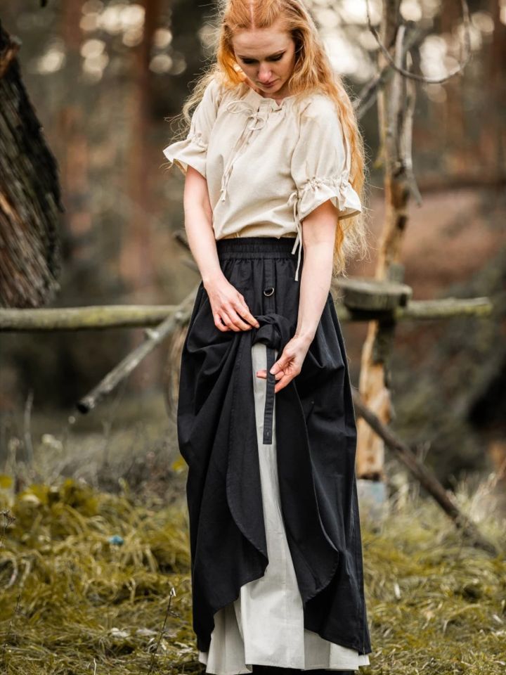 Medieval skirt Elise black-nature L/XL