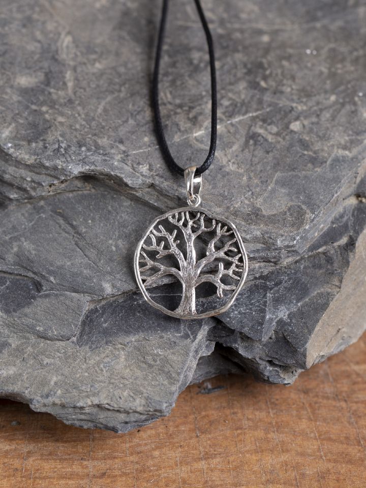 Silver pendant tree of life