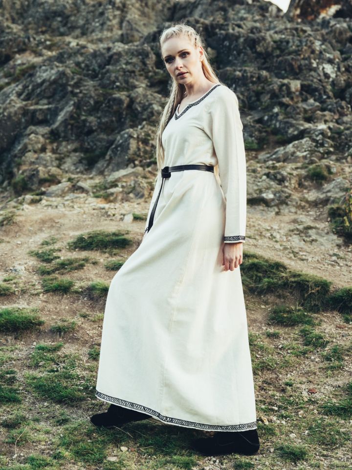 Viking dress Brigida nature M