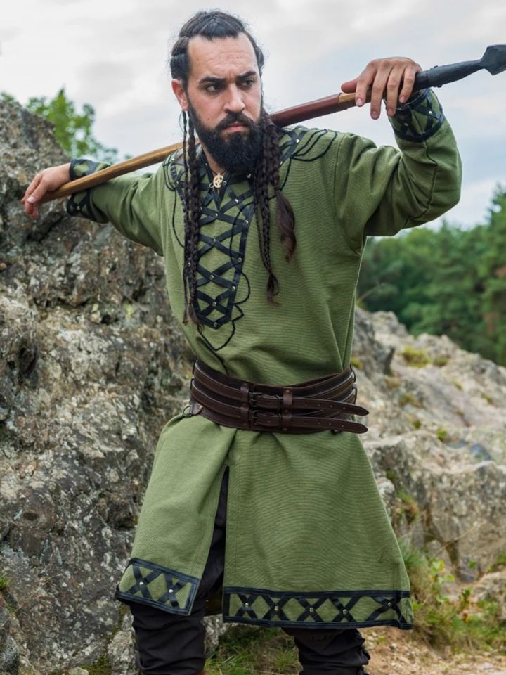 Viking tunic Erik green