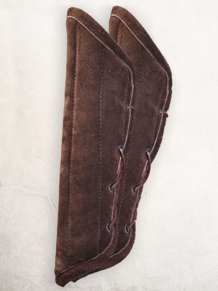 Brown suede arm pad