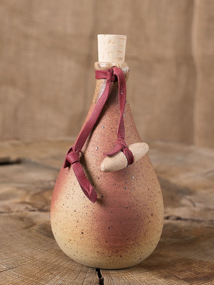 Earth-colored potion bottle