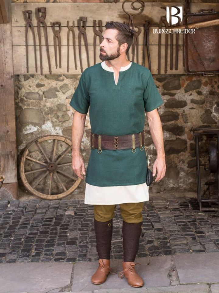 Short sleeve tunic Aegir green S