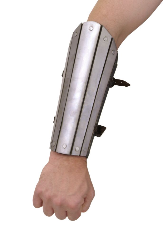 Arm cuff with steel strip